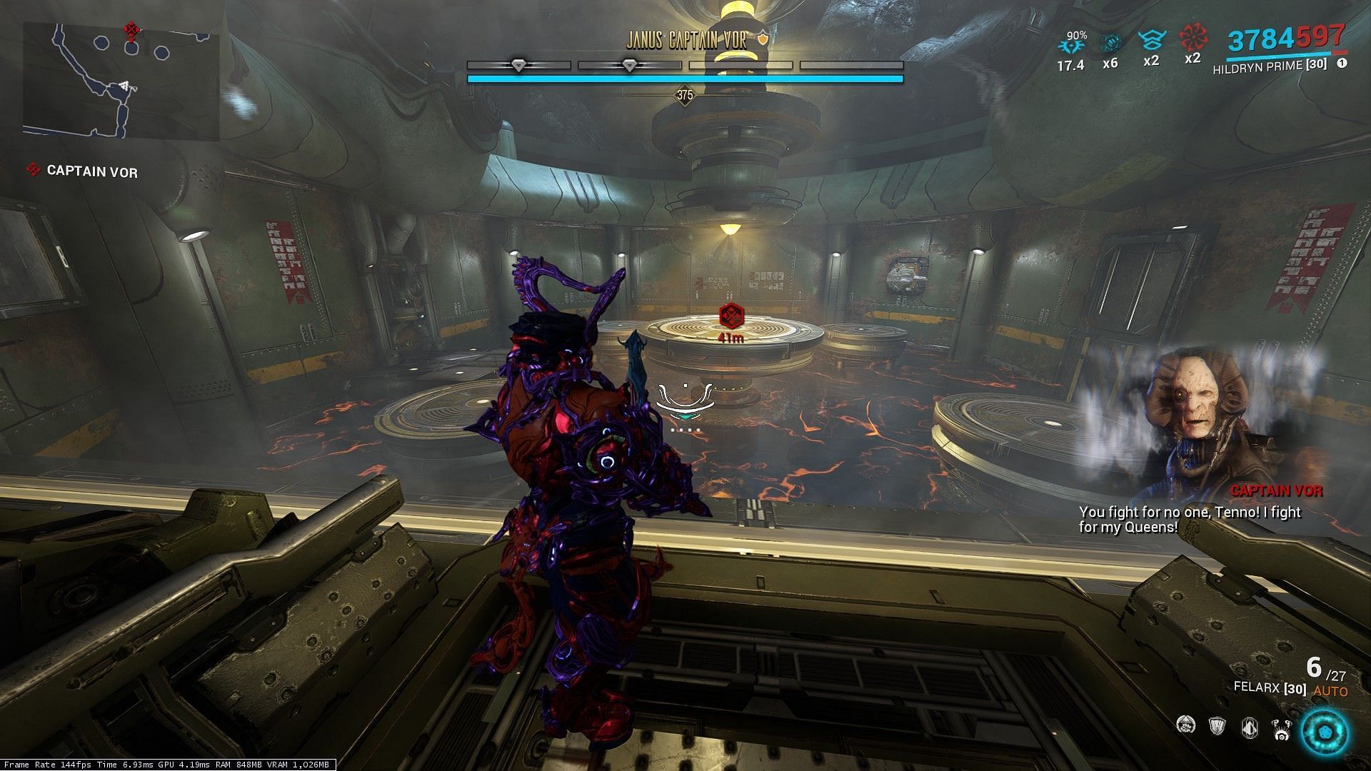 Second arena for the boss fight (Image via Digital Extremes)